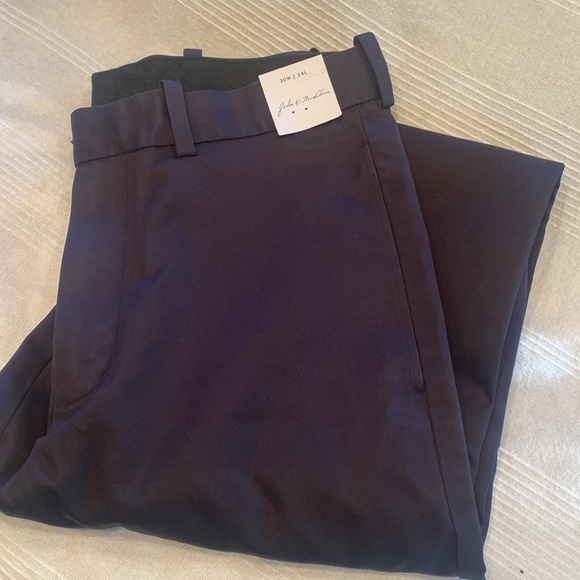 NWT JOHN W NORDSTROM WRINKLE FREE SMART CARE Flat Front MENS DRESS PANT 30W 34L - Picture 5 of 9